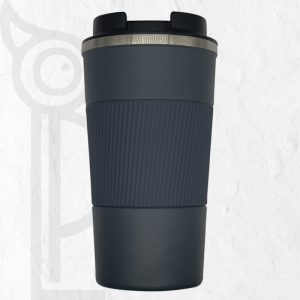 Double Wall Stainless Steel Engraving Cappuccino Mug Blue