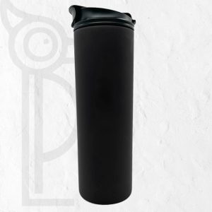 Double Wall Stainless Steel 20oz (590ml) Engraving Hot and Cold Skinny Tumbler Black