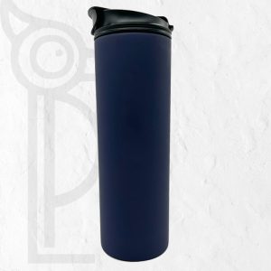Double Wall Stainless Steel 20oz (590ml) Engraving Hot and Cold Skinny Tumbler Navy Blue