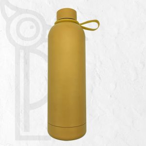 Double Wall Stainless Steel Engraving Luxury 750ml Water Tommy Yellow