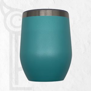 Double Wall Stainless Steel 12oz (350ml) Engraving Wine Tumbler Ocean Blue