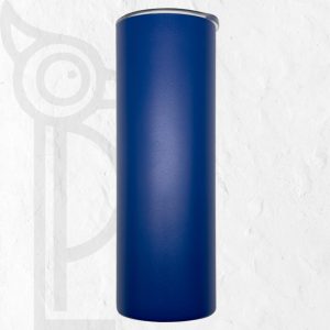 Double Wall Stainless Steel 20oz (590ml) Engraving Skinny Tumbler Royal Blue