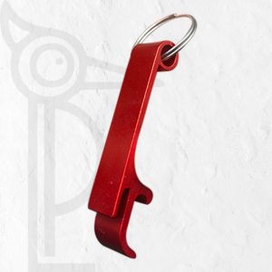Engraving Aluminium Red Beer Opener